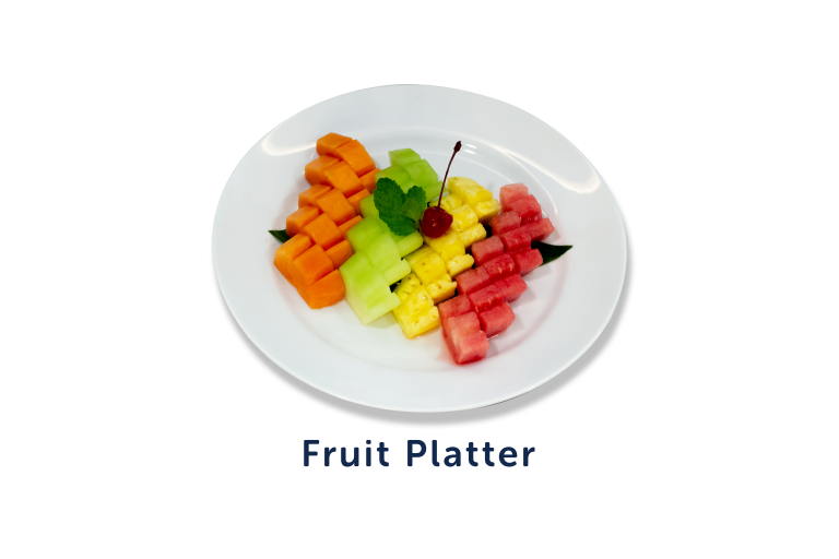 fruit platter caption