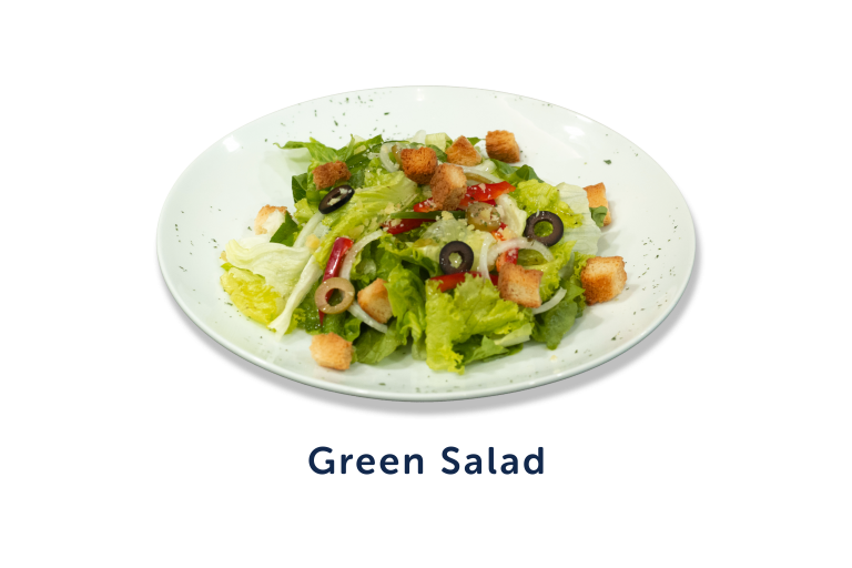 green salad caption